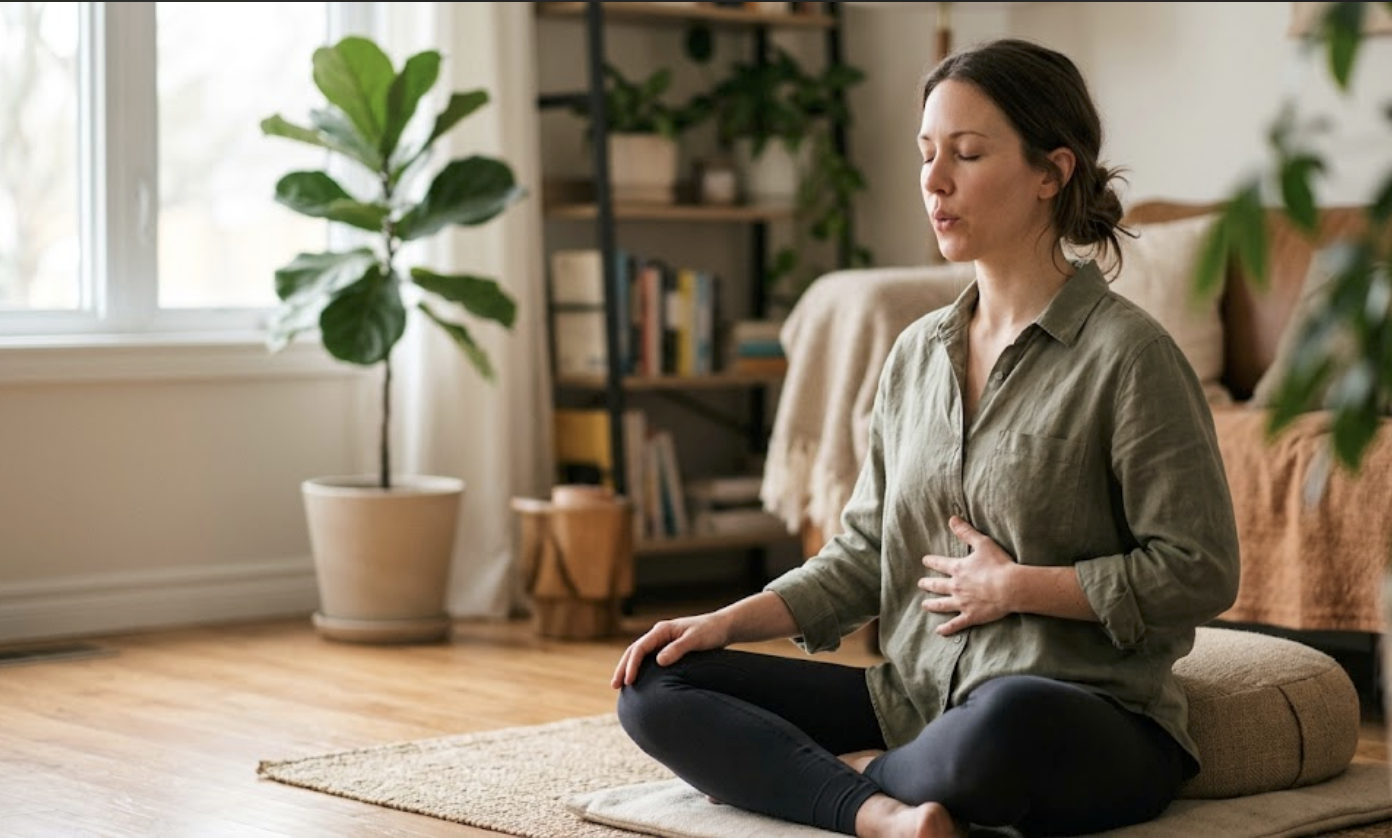 Diaphragmatic breathing